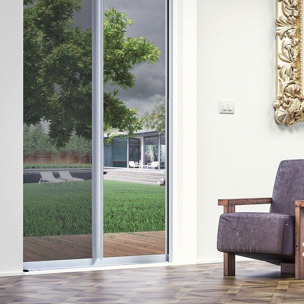 Zanzariera a rullo Laterale per porte e finestre adattabile su misura in kit