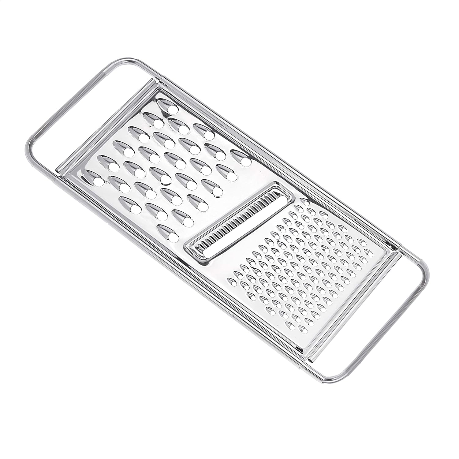 Grattugia doppia in acciaio inox "Minerva" finitura lucida