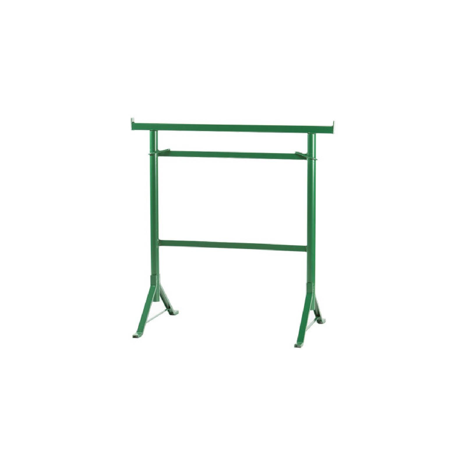 Cavalletto doppio regolabile con tubolare realizzato in acciaio verniciato e gambe fisse in ferro ad U