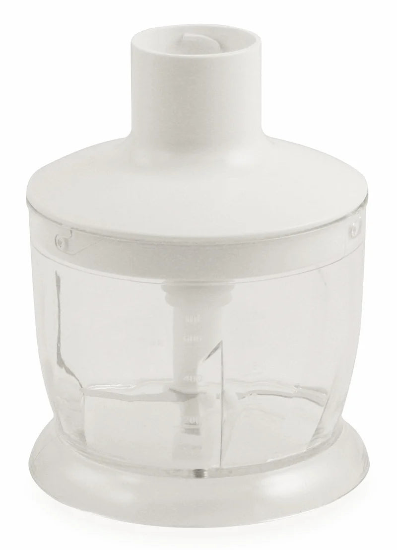 Mini robot da cucina 3 in 1 ideale per sminuzzare, mescolare e sbattere con bicchiere graduato da 600 ml