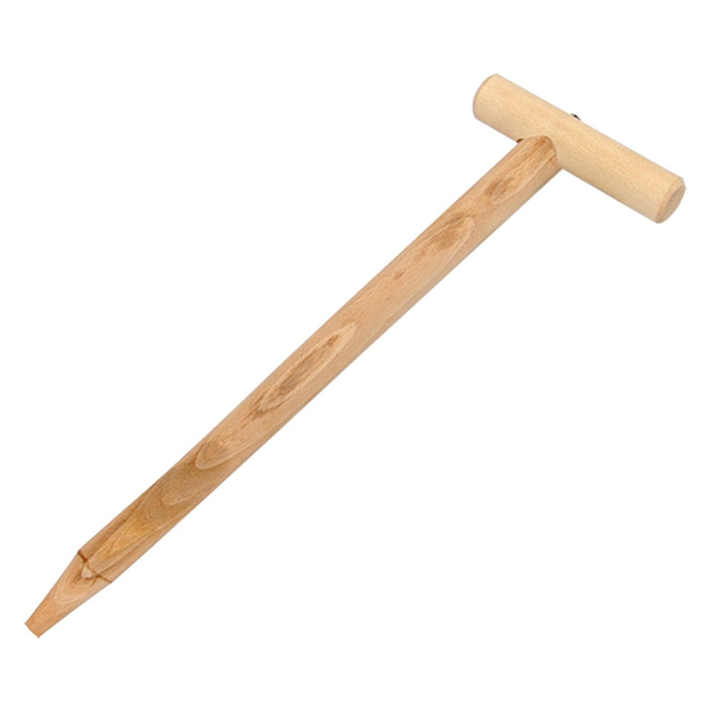 Foraterra in legno piantatoio attrezzo da giardino adatto a scavare delle piccole buche