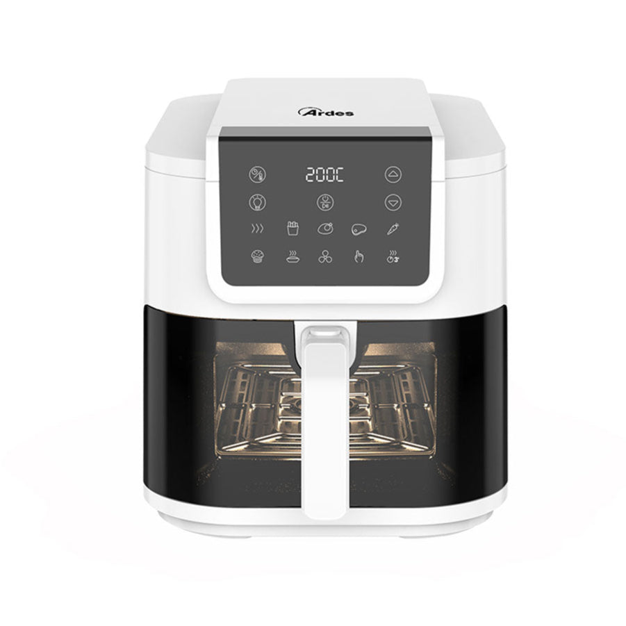 Friggitrice ad aria elettrica "Infinity" ideale per tutti i tipi di frittura, capacità 8 litri