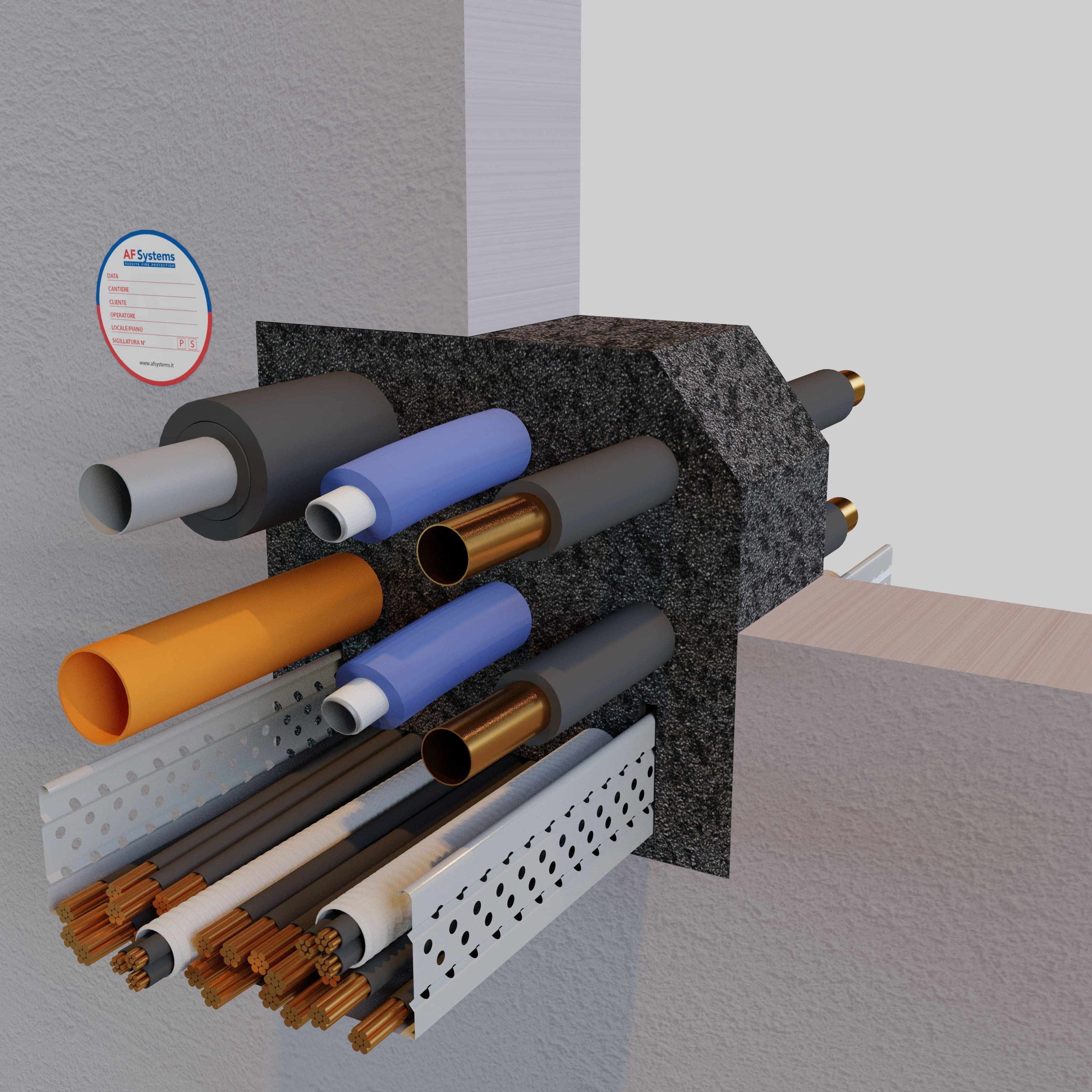 Schiuma poliuretanica antifuoco "FS" manuale 750 ml