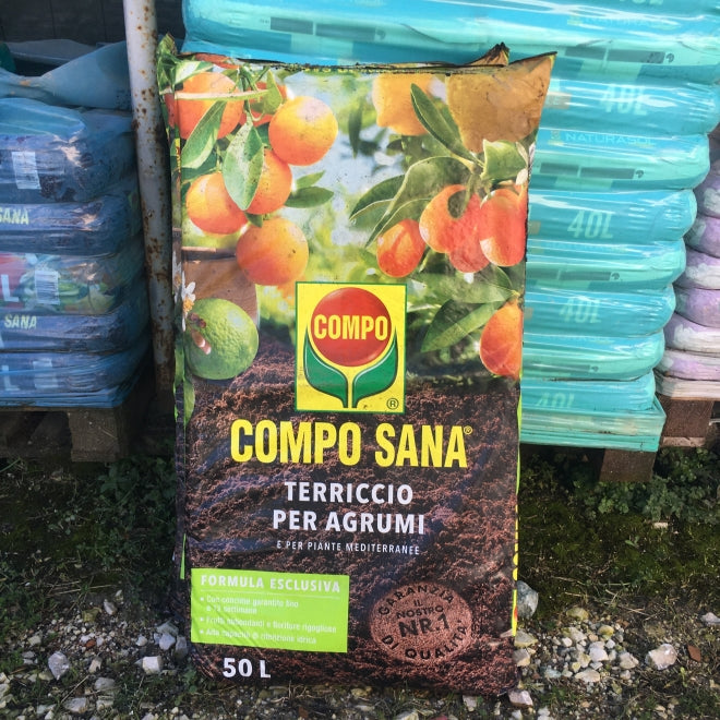 Terriccio Compo Sana substrato professionale per Agrumi concimato e sterilizzato