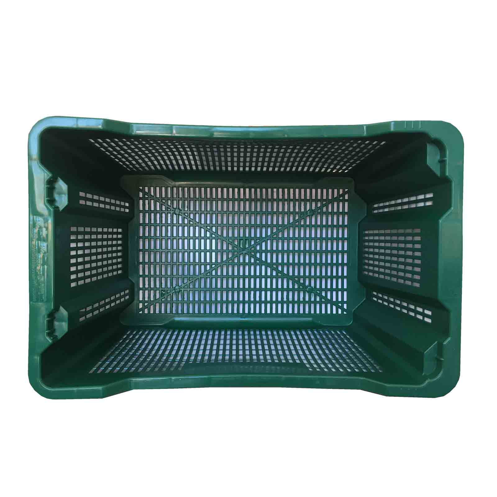 Cassetta in PVC impilabile per raccolta frutti, olive e vendemmia da 40 lt