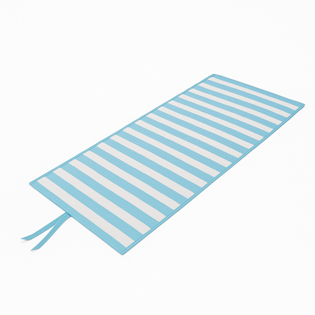 Stuoia da spiaggia in polipropilene, leggera e resistente da 60 x 180 cm