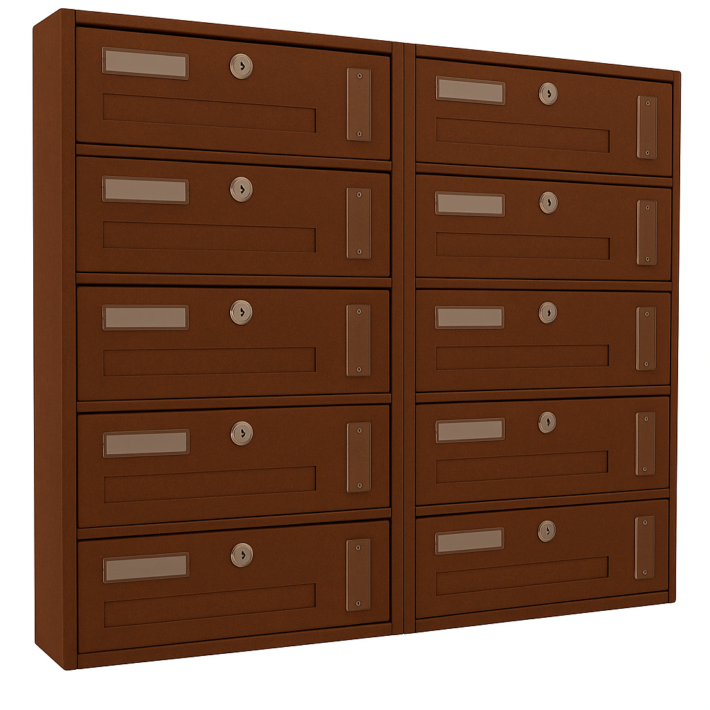 Cassetta postale condominiale da muro buca lettere componibile "Made in Italy"