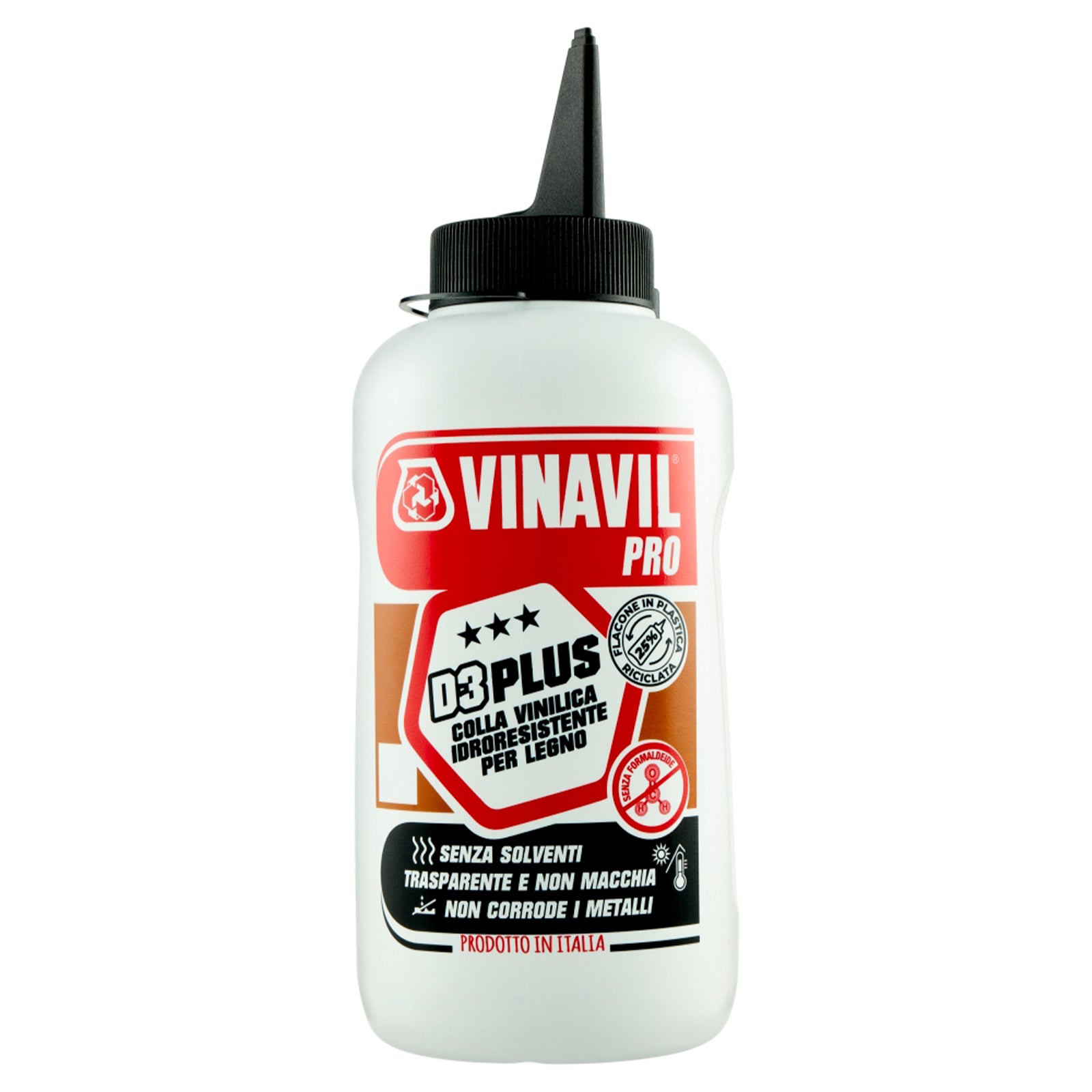 Colla vinilica "Vinavil Pro Plus" adesivo acetovinilico per fissaggio 750 gr