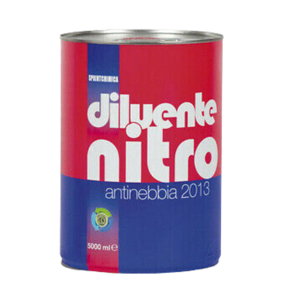 Diluente nitro antinebbia usato per la pulizia di superfici sporche di pittura