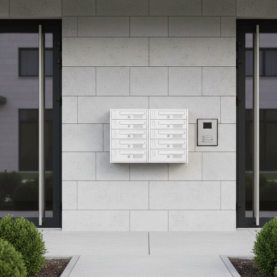 Cassetta postale condominiale da muro buca lettere componibile "Made in Italy"