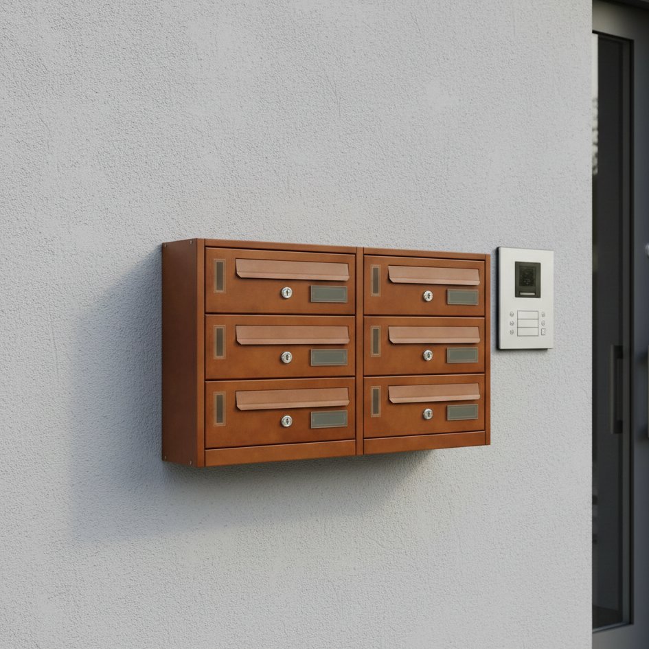 Cassetta postale condominiale da muro buca lettere componibile "Made in Italy"