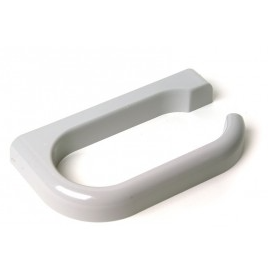 Porta rotolo serie "linea" in durolite e ABS antiurto con fissaggio a vite o colla