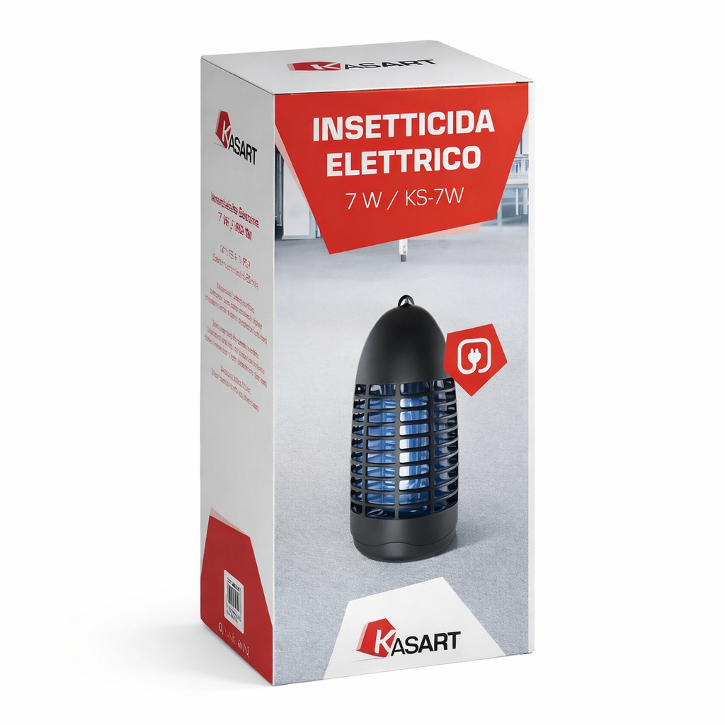 Insetticida elettrico a lanterna in plastica ignifuga da interno ed ufficio