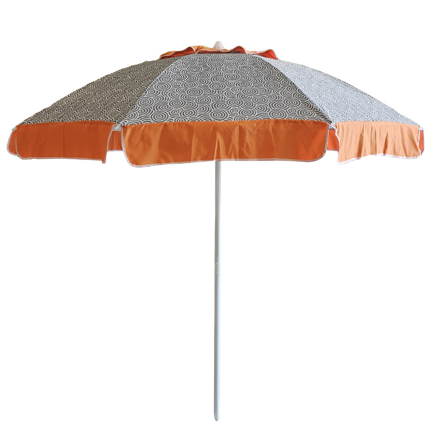 Ombrellone da mare con aste in fibra di vetro palo in alluminio orientabile