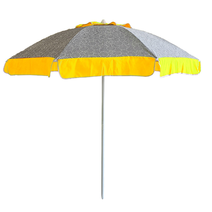 Ombrellone da mare con aste in fibra di vetro palo in alluminio orientabile