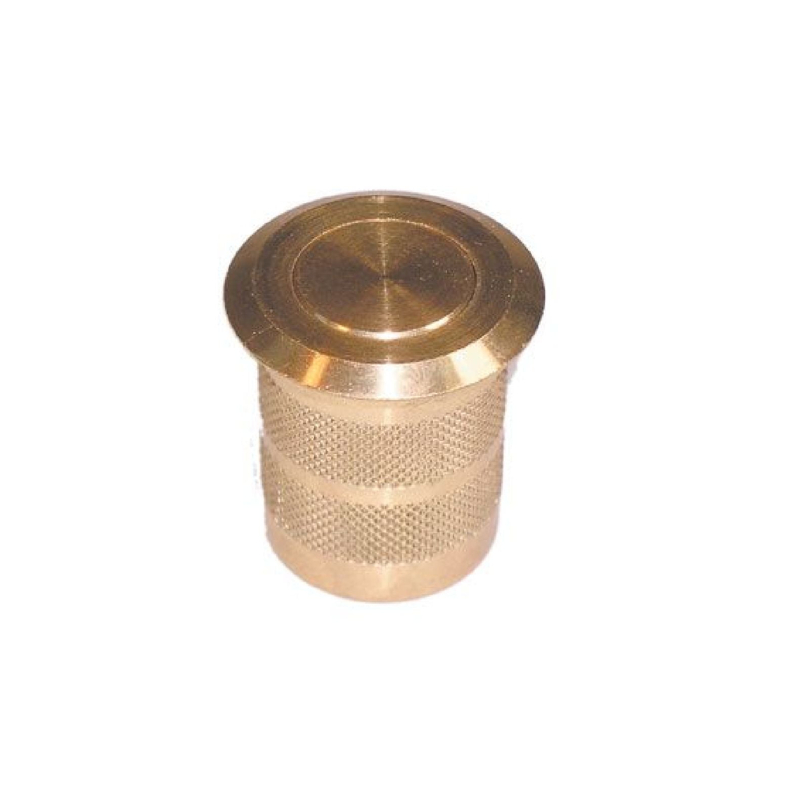 Pozzetto antipolvere in ottone con molla in acciaio inox