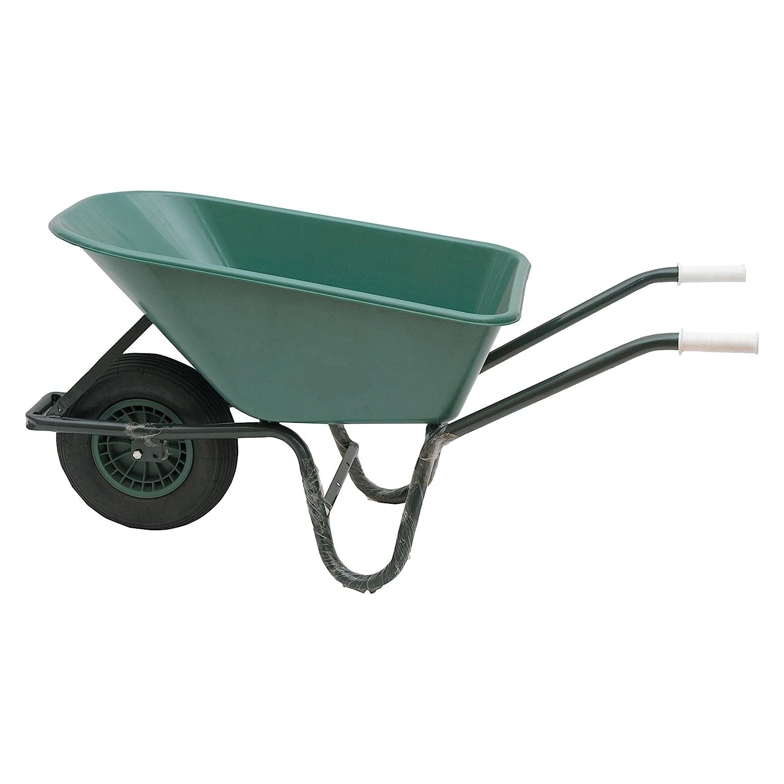 Vasca di ricambio verde per carriola, in PVC, da 100 litri, resistente, 100 x 62 x 34 cm