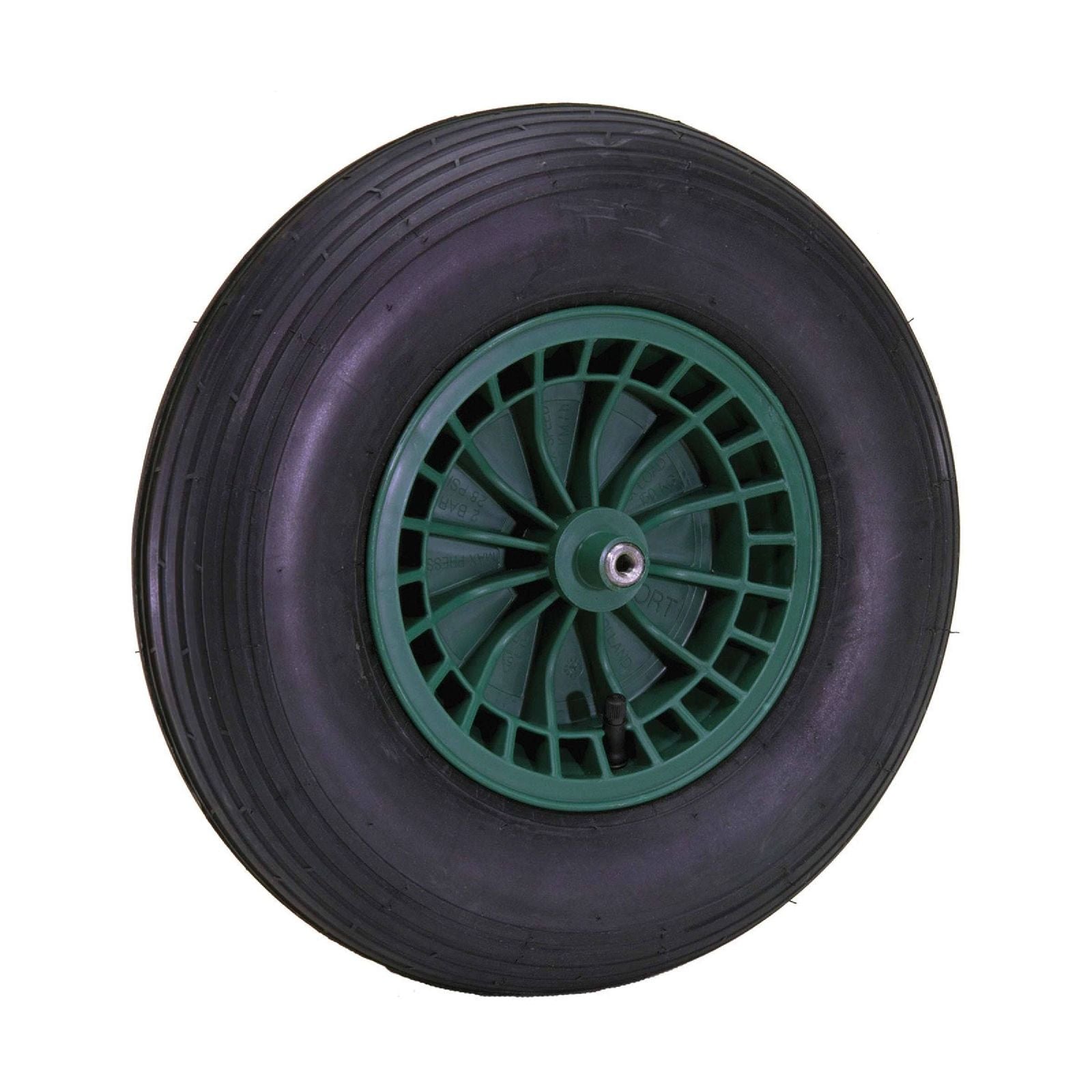 Ruota per carriola con disco in pvc 400 x 100 mm