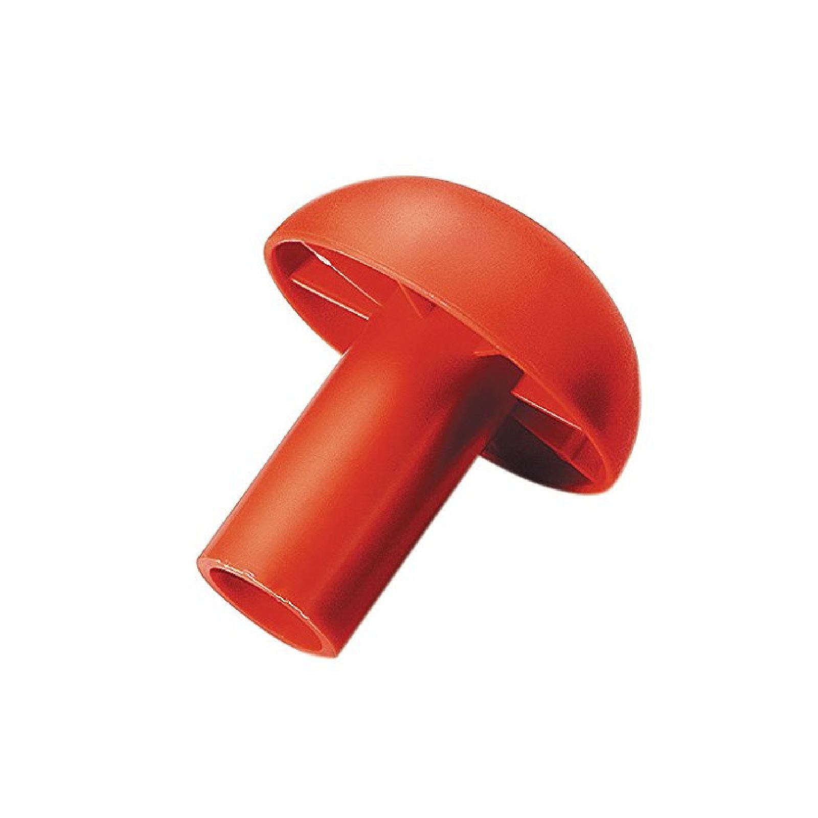 Tappo di protezione a fungo in plastica per sbarre sporgenti da cantiere