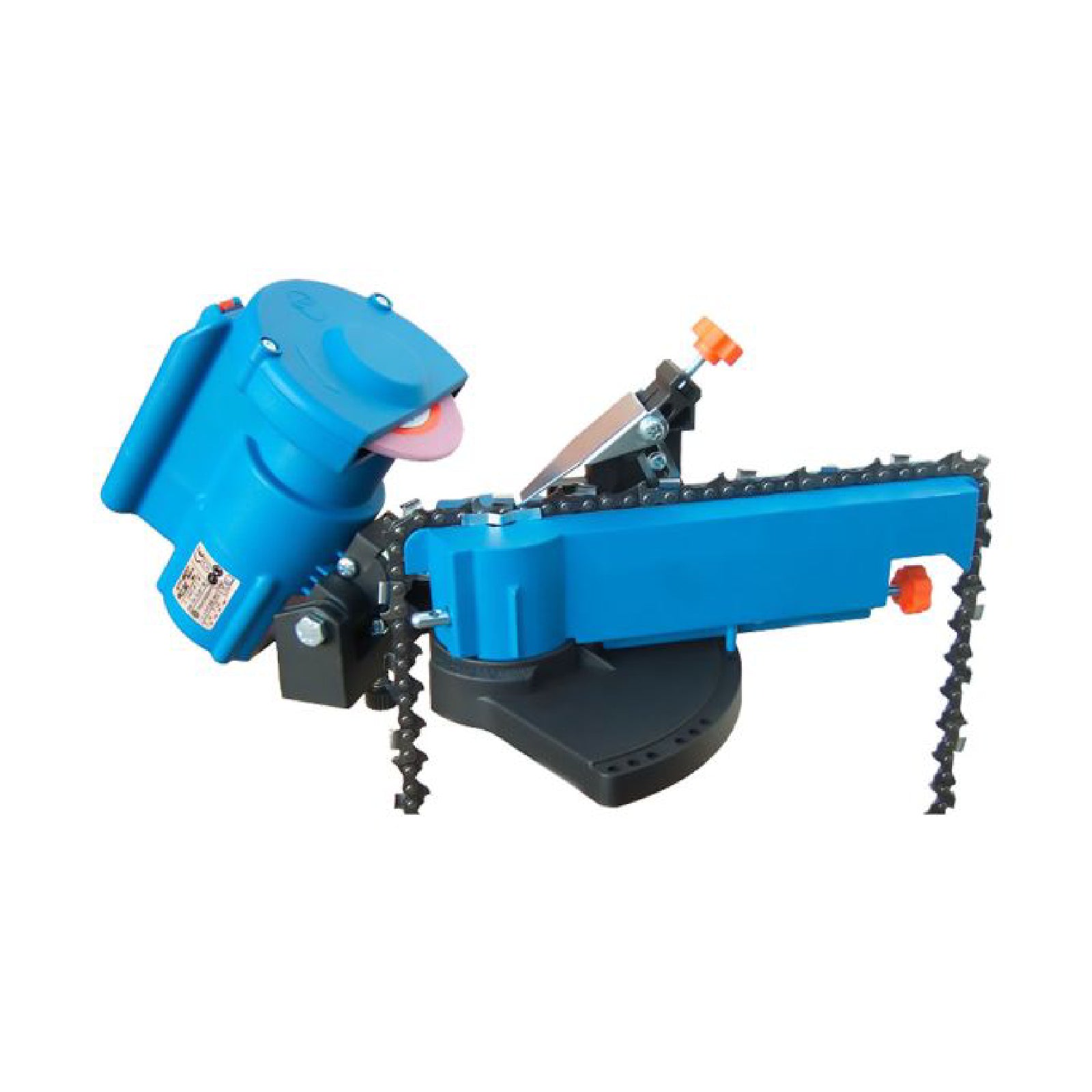 Affilatrice elettrica per catene motosega con corpo in nylon