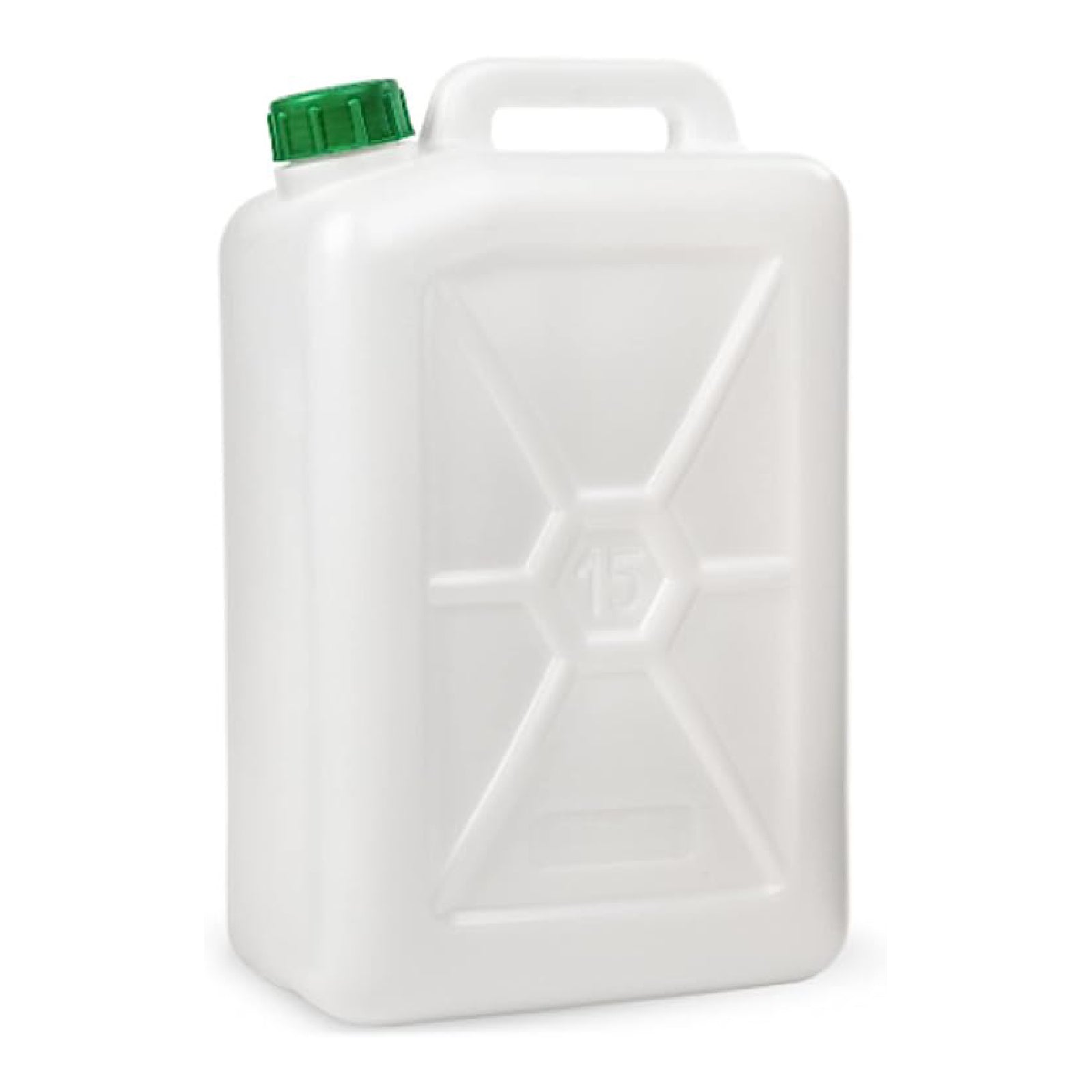 Tanica bianca per uso alimentare in polietilene atossico