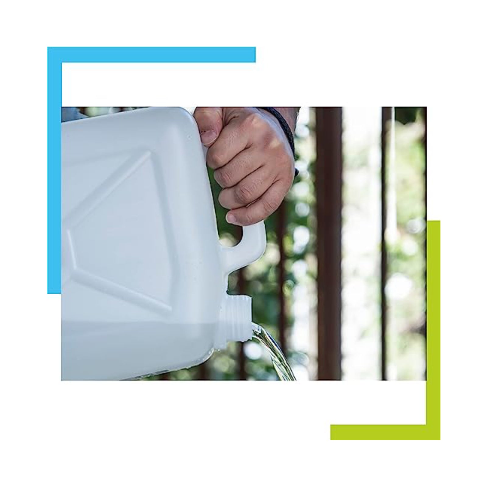 Tanica bianca per uso alimentare in polietilene atossico