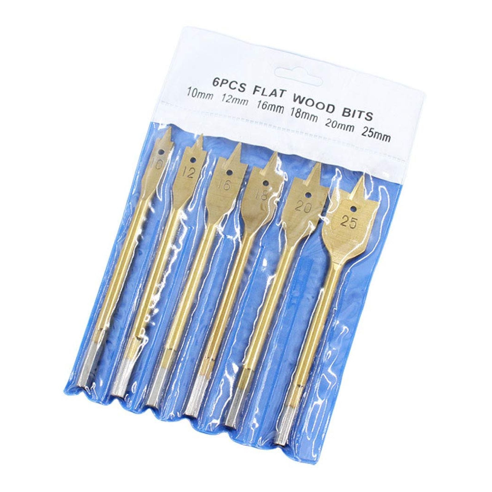 Set da 6 pezzi di mecchie per trapano in acciaio progettate per forare legno