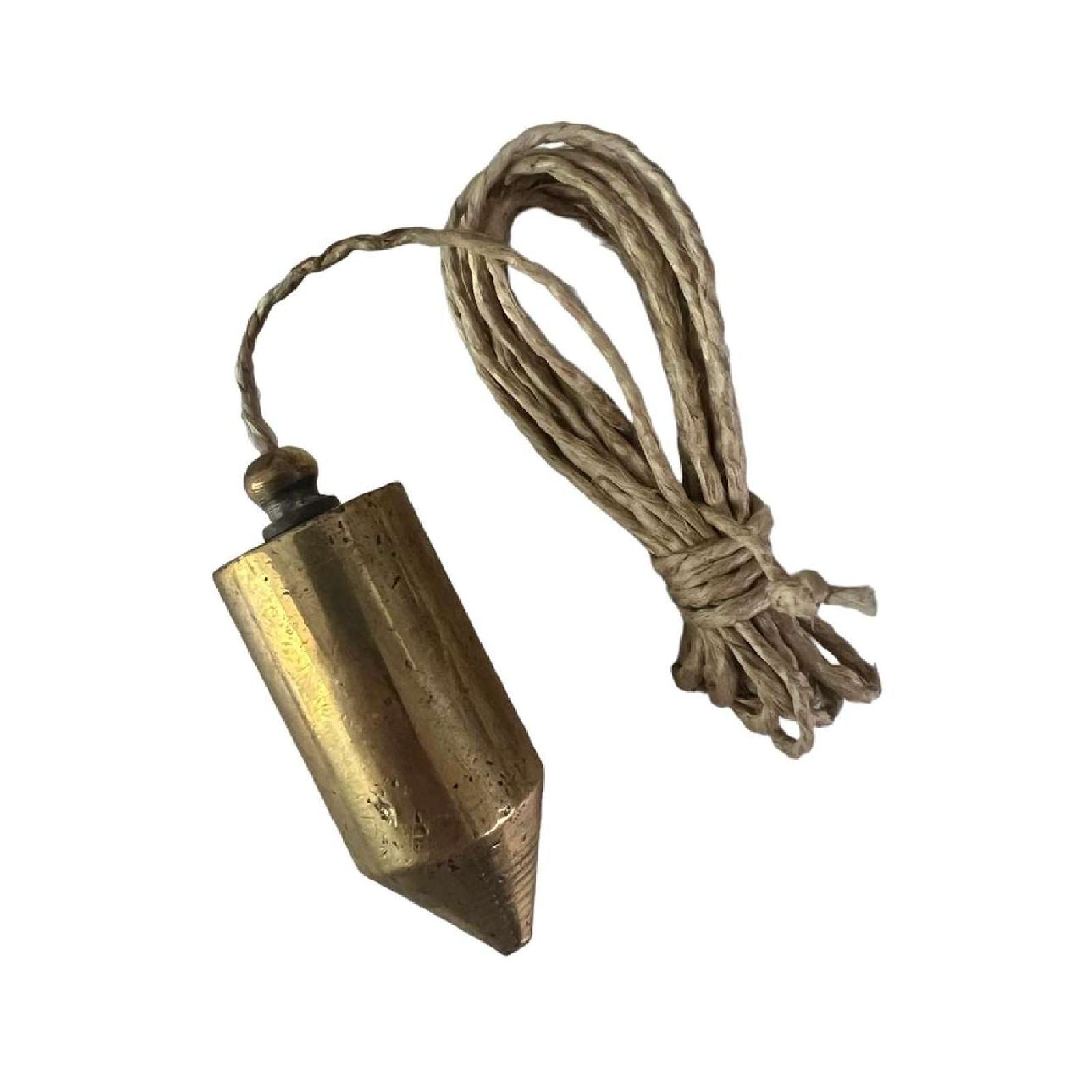 Piombo per muratore completo di cordino da 5 metri e disco in legno