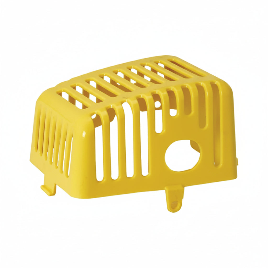 Carter marmitta colore giallo ricambio per decespugliatore