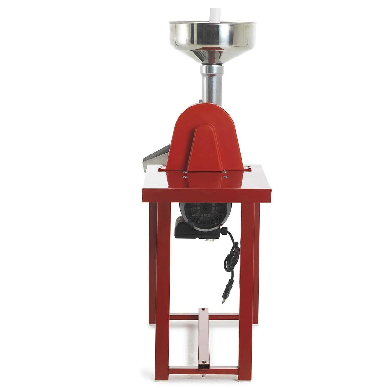 Spremipomodoro con banchetto collo alto "LC Inox" corpo macchina e ghiera in alluminio