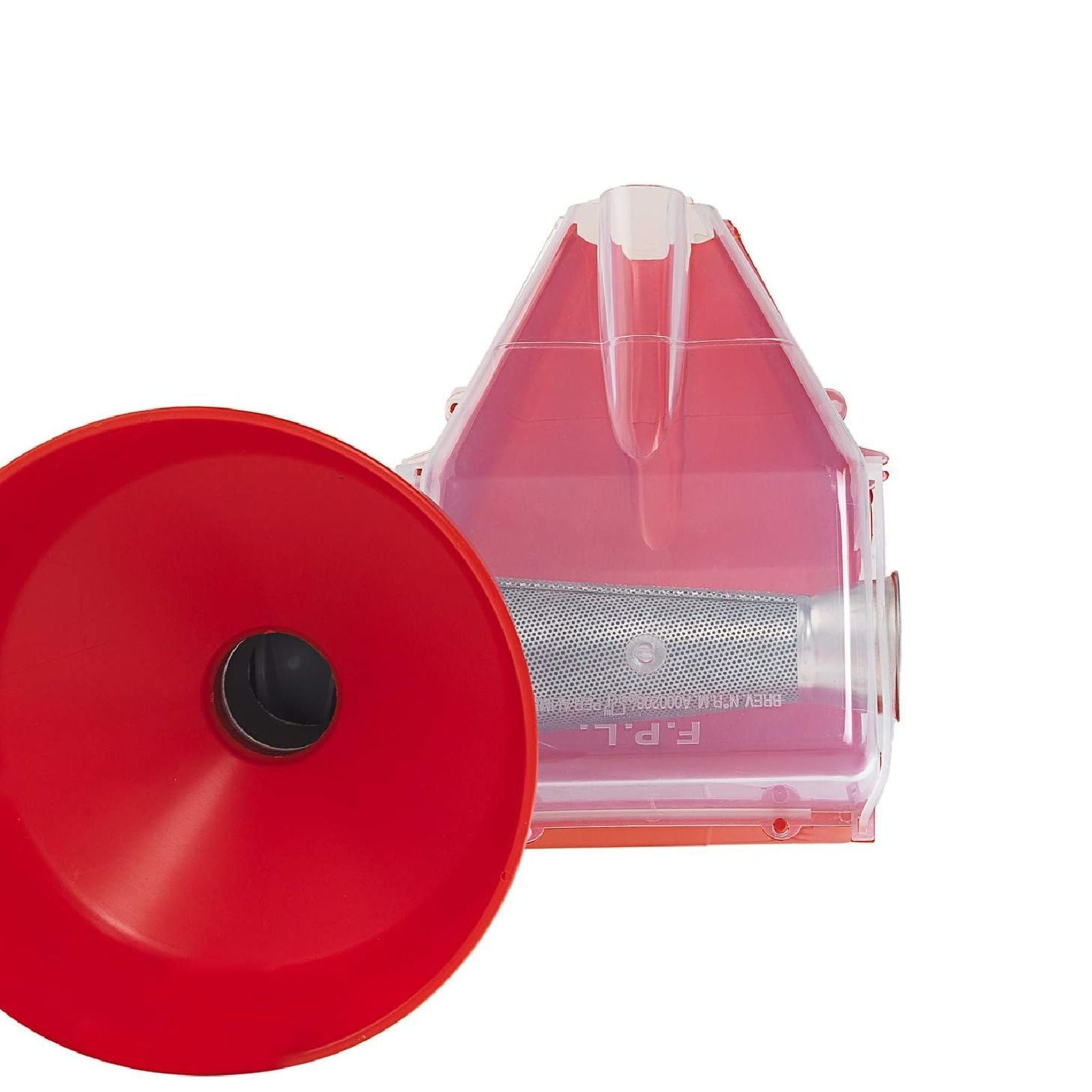 Spremipomodoro manuale "Pavi" con imbuto e scivolo in PVC per trasformazione pomodori