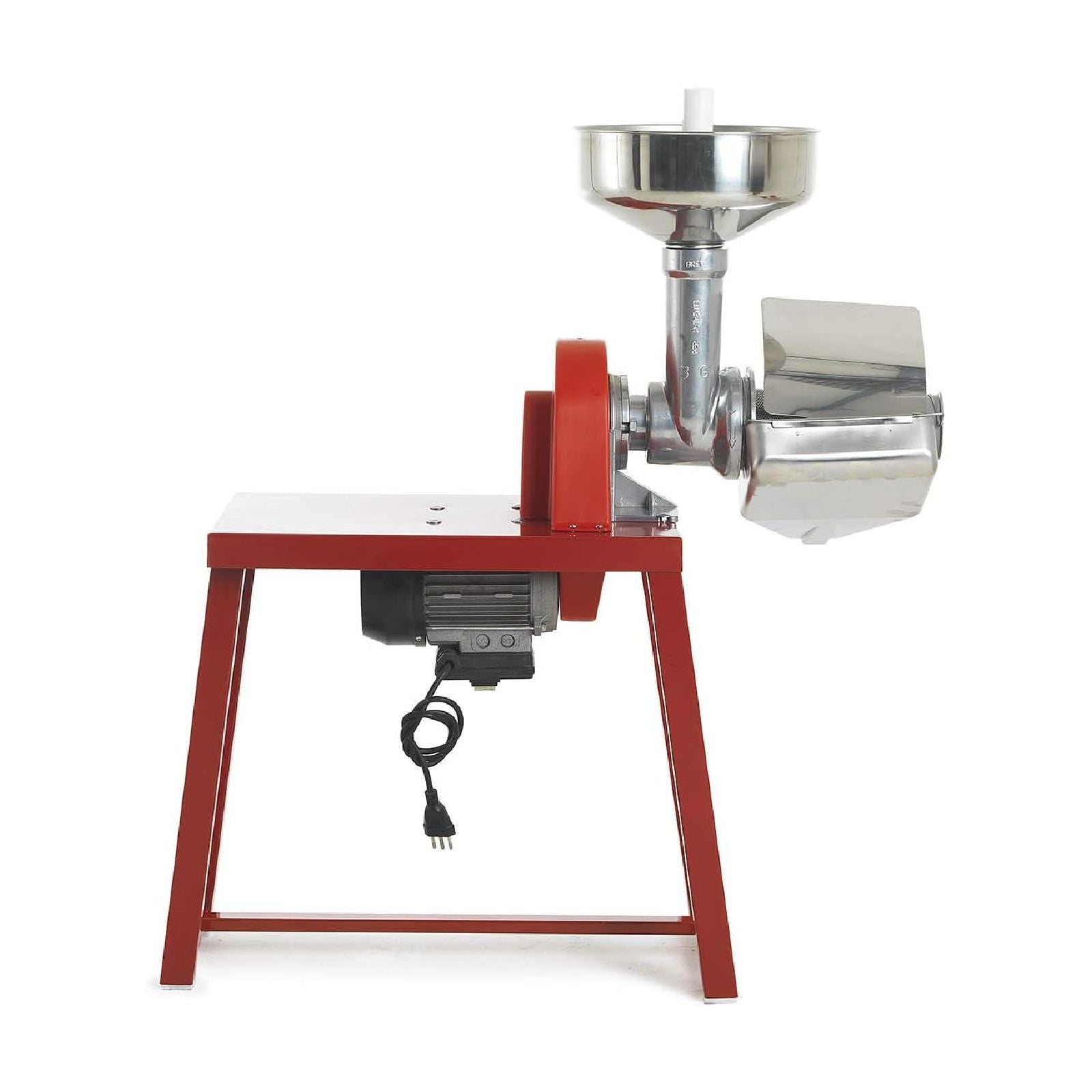 Spremipomodoro con banchetto inox "TS Inox" con collo alto e corpo in alluminio Hp 1