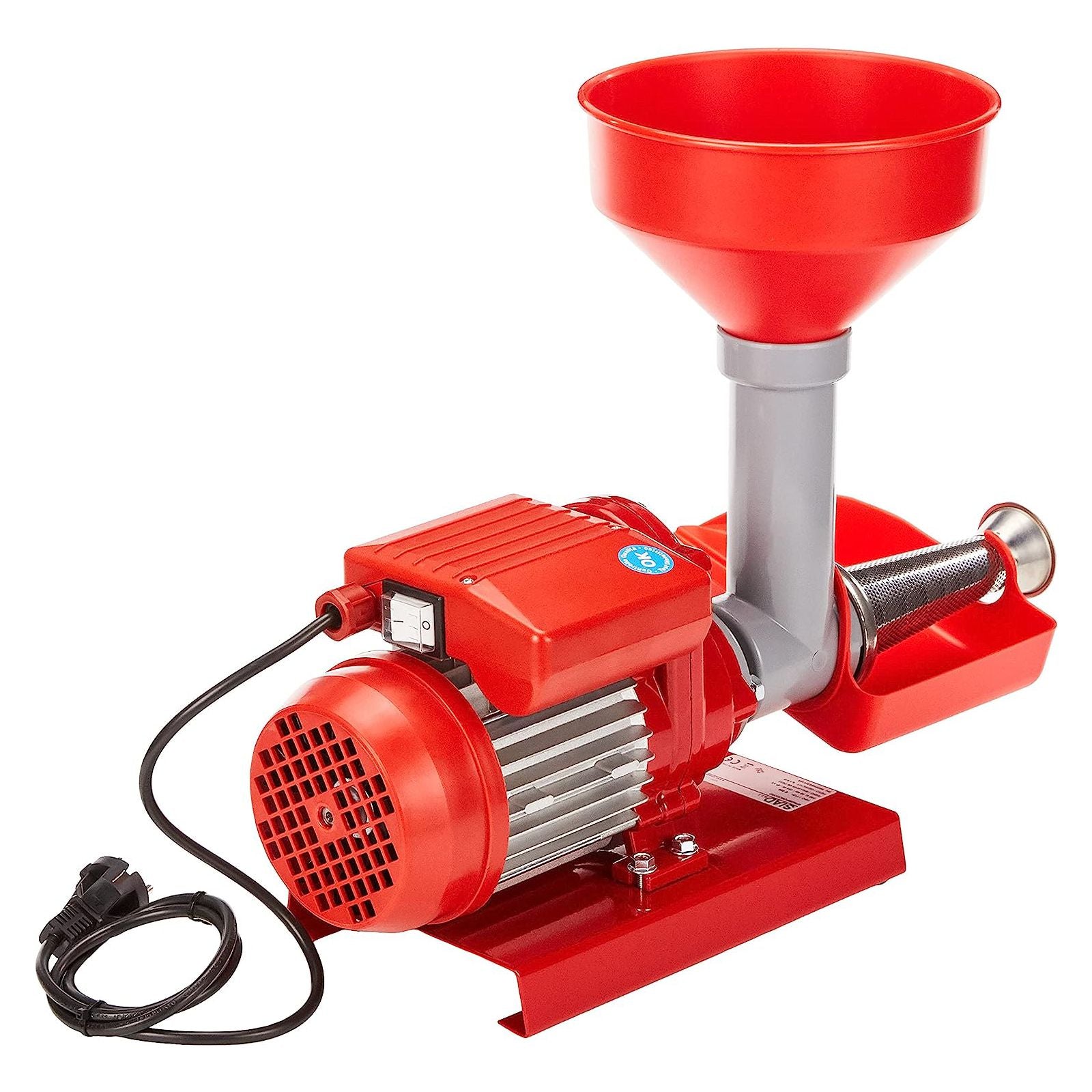 Spremipomodoro "Artus E400" con corpo in ghisa e motore elettrico da 400 W