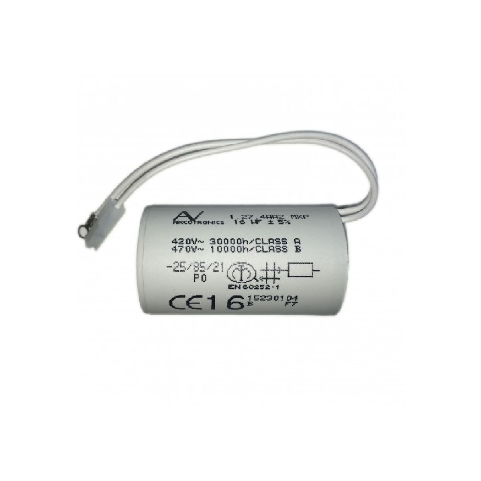 Condensatore di ricambio adatto al motore per spremipomodoro HP 0,4