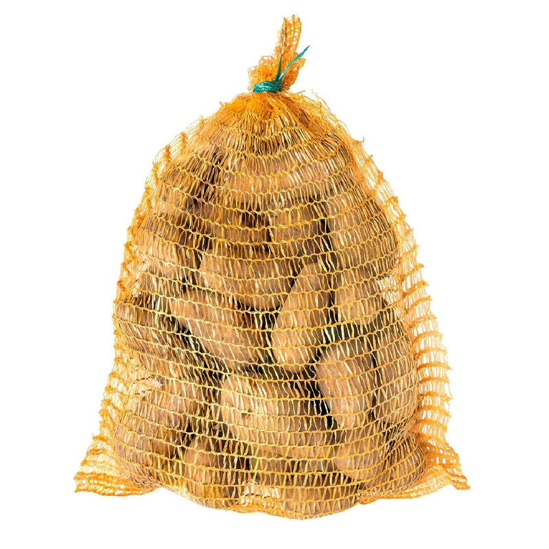 Confezione da 100 sacchi in raschel con stringa per raccogliere ortaggi