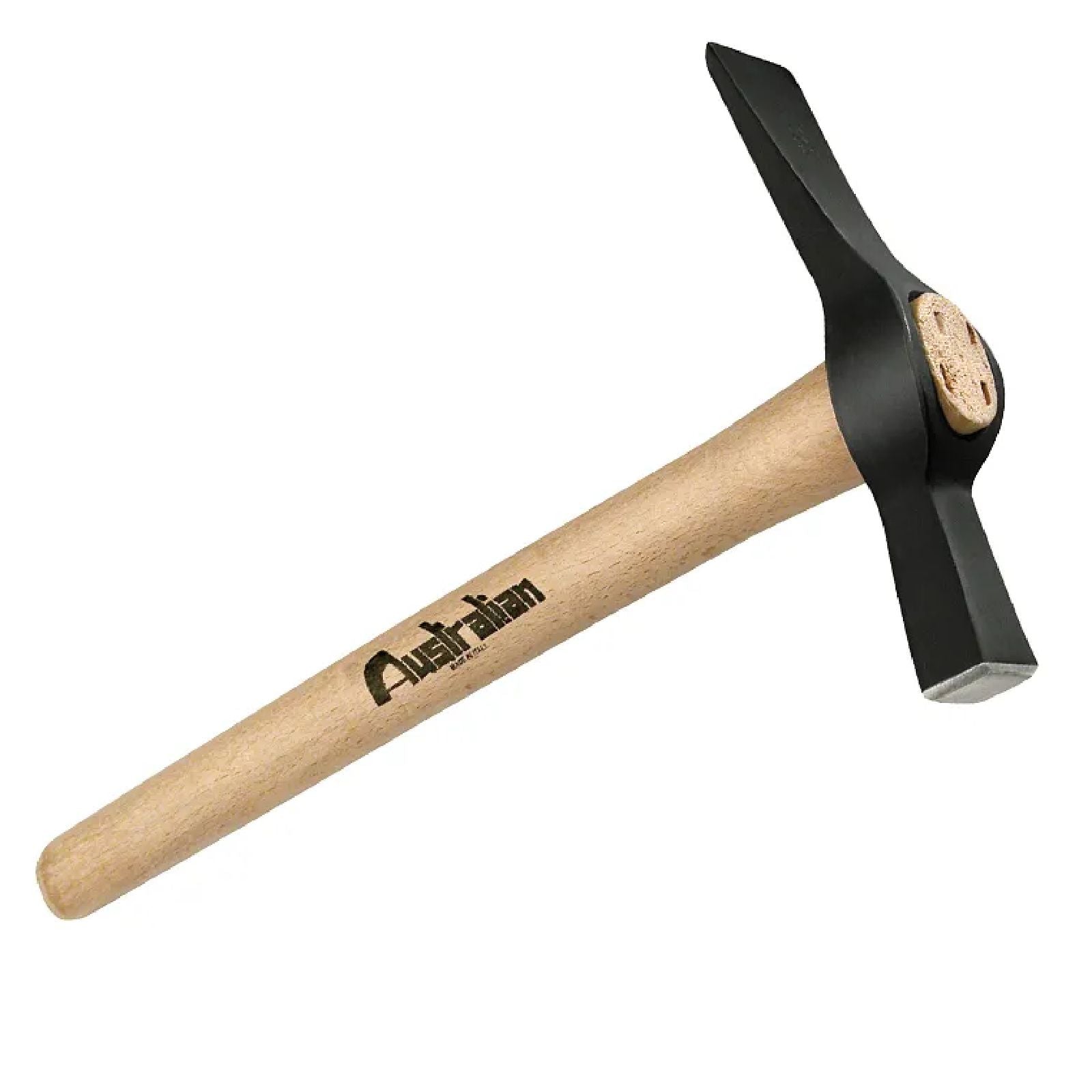 Martello per muratore con manico lungo 37 cm realizzato in legno