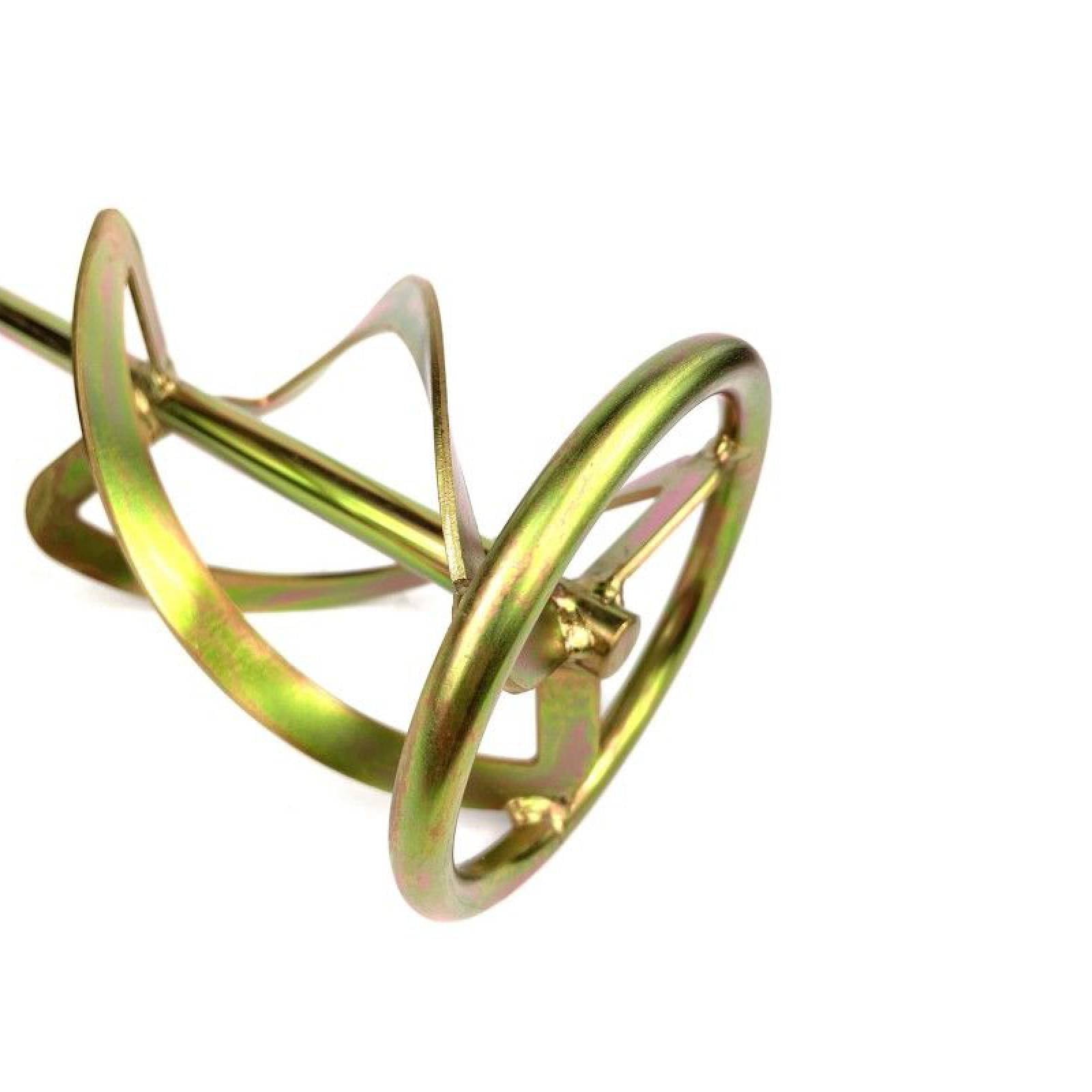 Frusta a tripla spirale destrorsa "MK" ideale per materiali ad alta viscosità con attacco M14