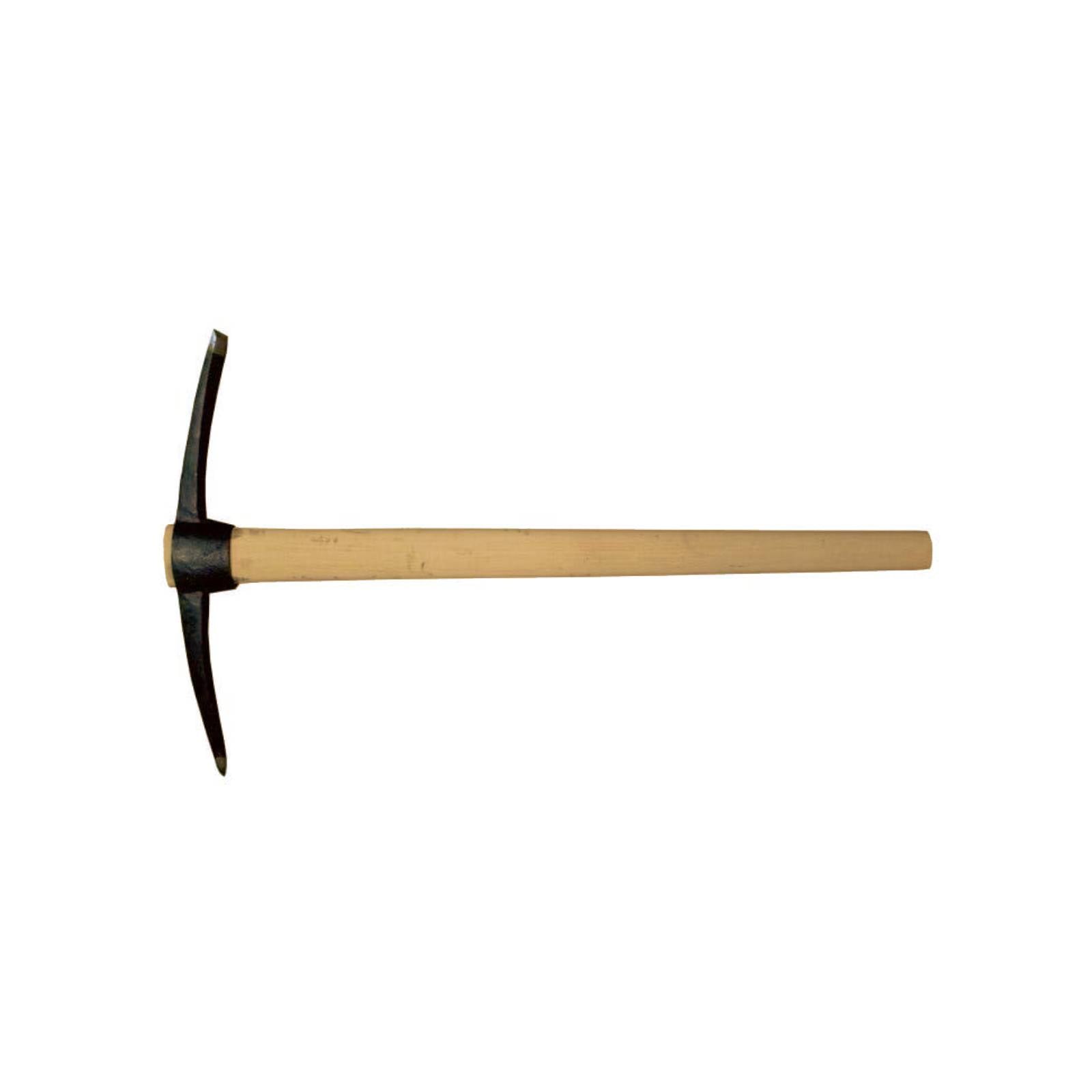 Piccone in acciaio forgiato di qualità con manico in legno di faggio 1,5 kg