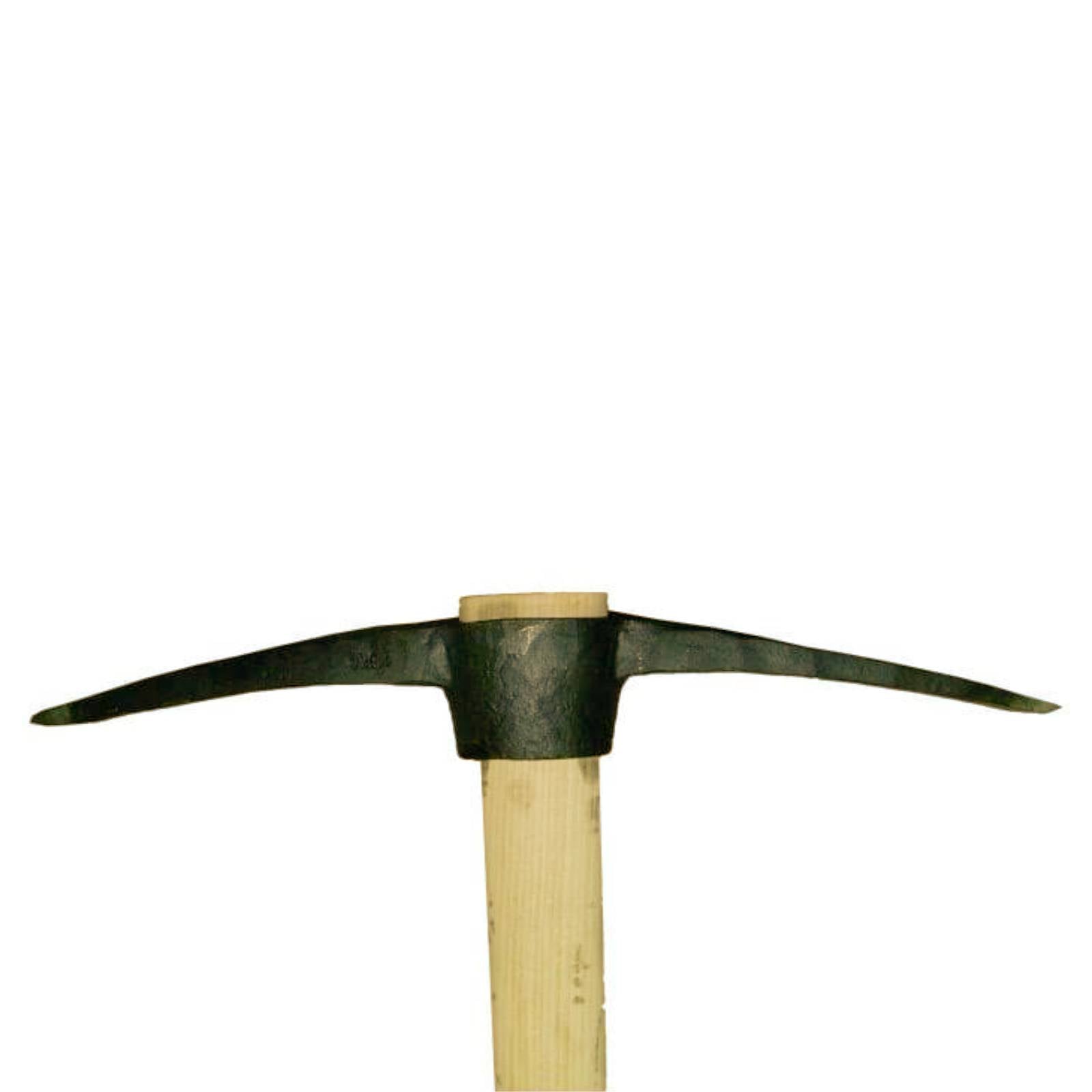 Piccone in acciaio forgiato di qualità con manico in legno di faggio 1,5 kg