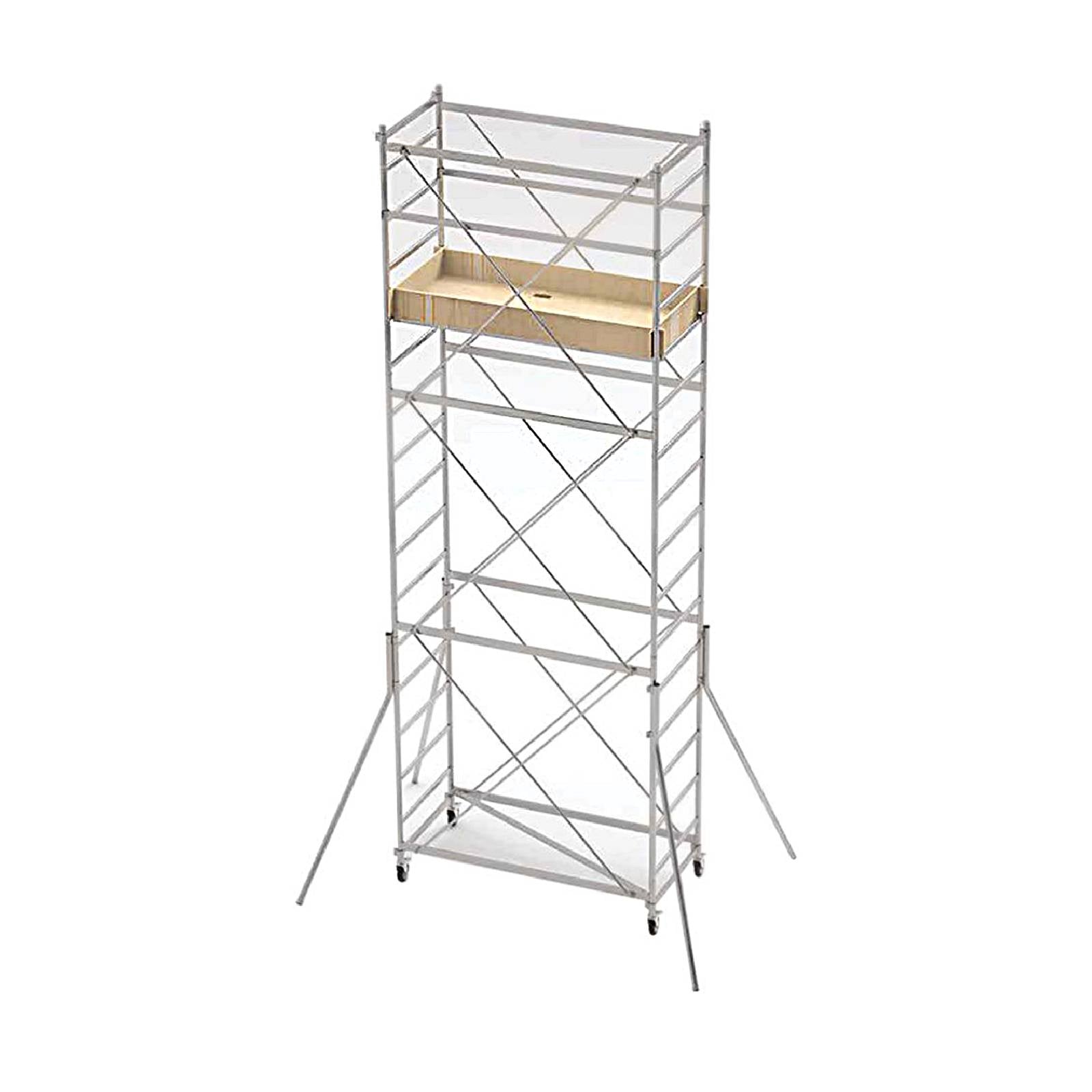 Torre mobile "Selfix" in acciaio leggero con struttura zincata per anticorrosione atmosferica