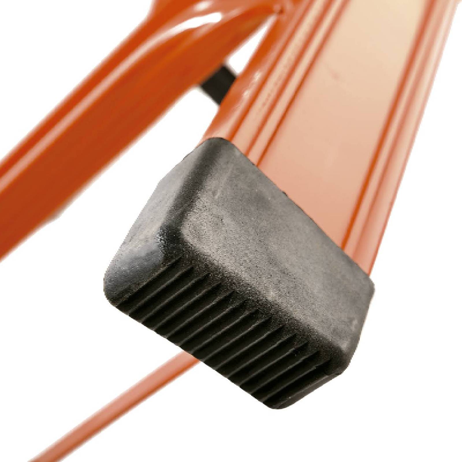 Scala multiuso "Peppina" multifunzione telescopica in acciaio verniciato bicolore