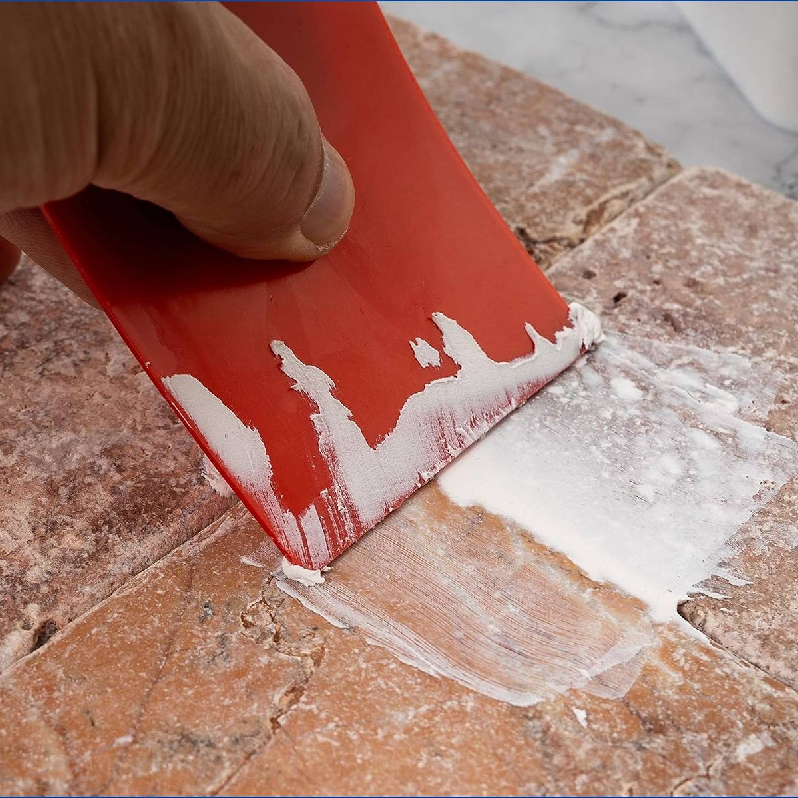 Spatole flessibili in plastica resistente con diverse misure in serie da 4 pezzi