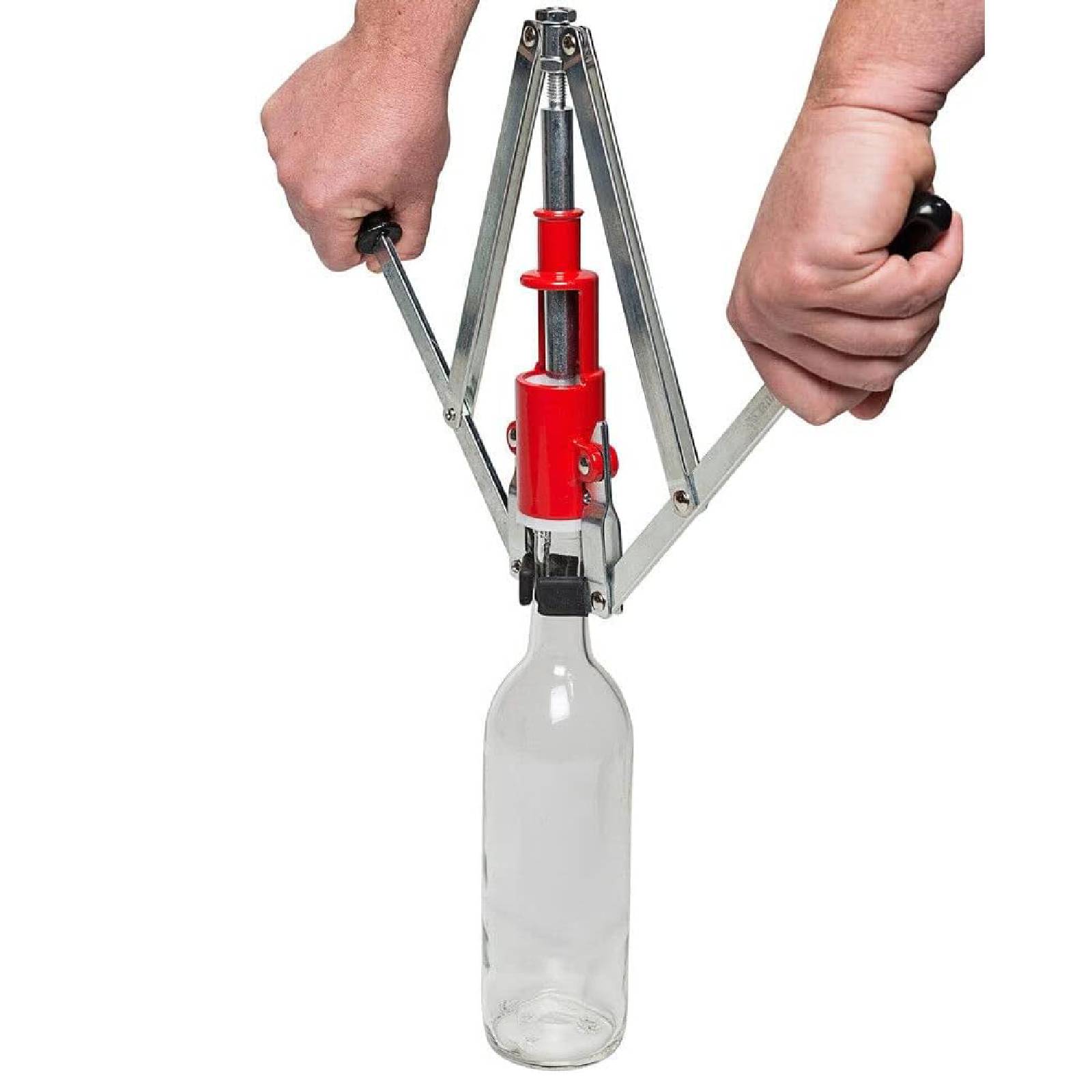 Tappatrice a pinza con morsetti realizzata in nylon resistente e acciaio zincocromato Ø 26 mm