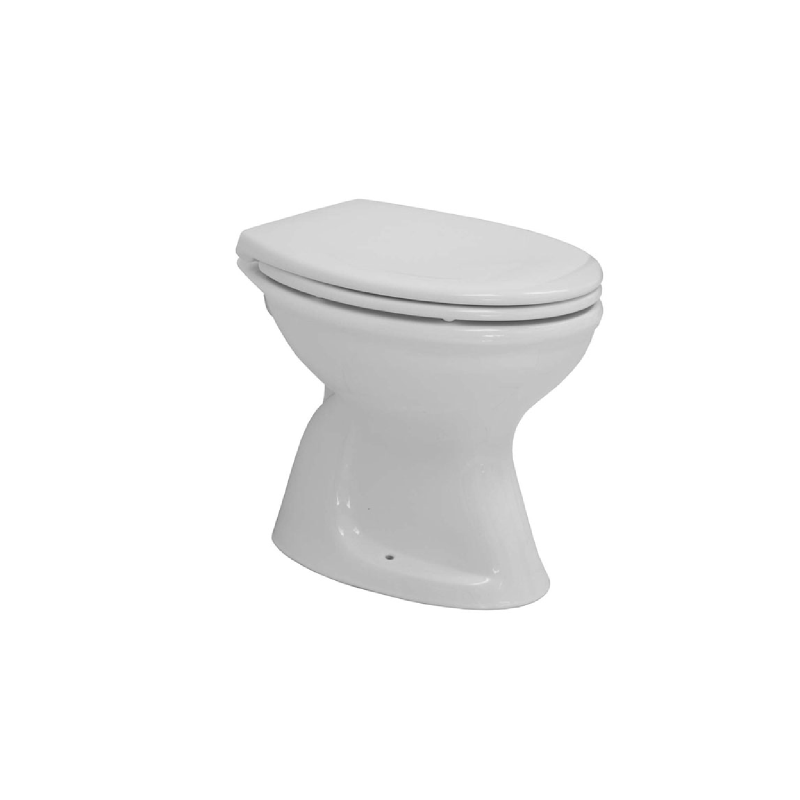 Vaso WC a terra scarico a pavimento "ELMA Uno" in ceramica