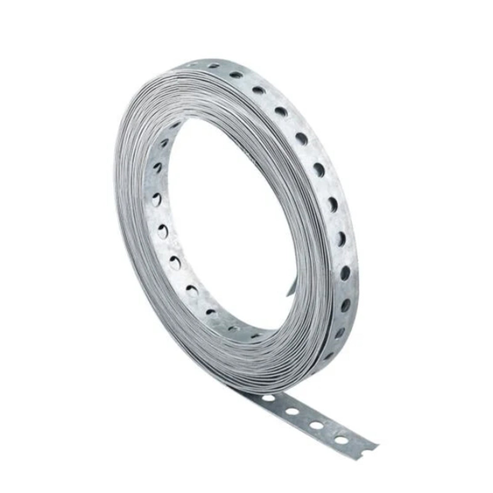 Bandella in lamiera forata in acciaio zincato