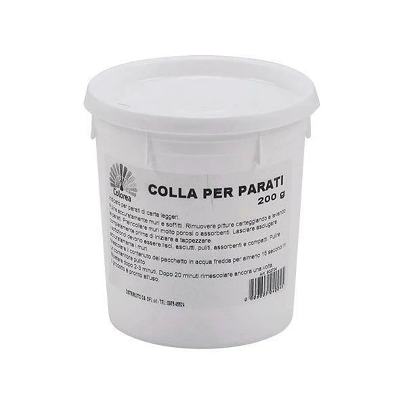 Colla adesivo in polvere per parati di carta leggeri 200 gr