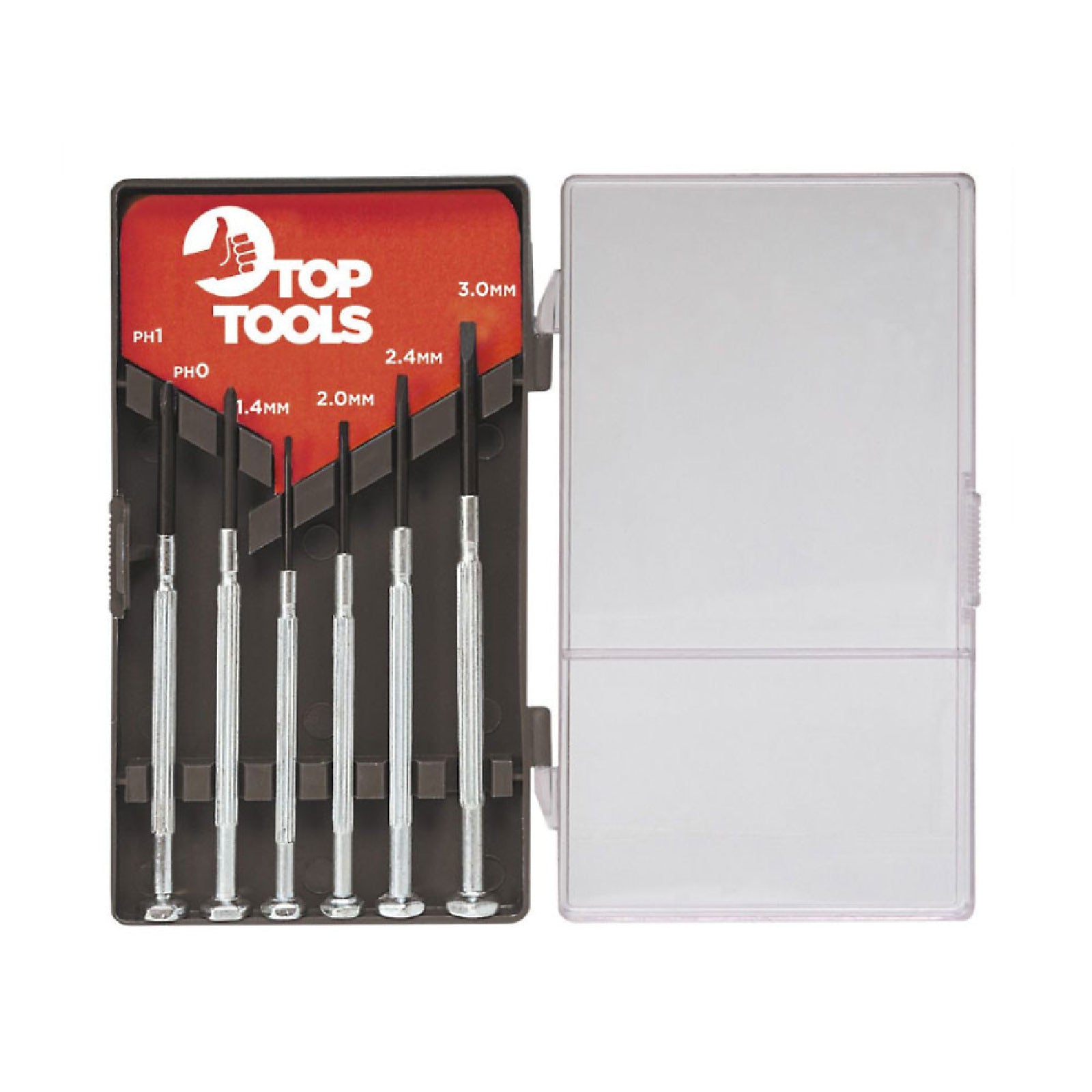Cacciaviti "Top Tools" di precisione per orologiai set da 6 pezzi