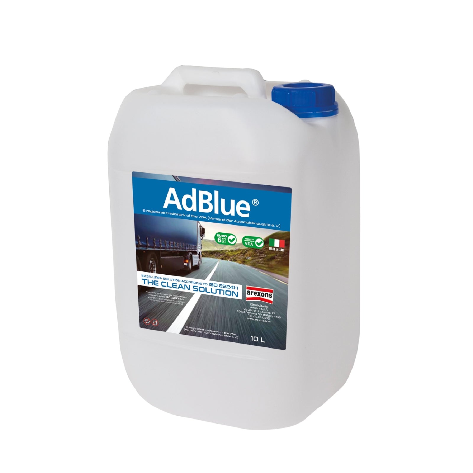 Liquido per motori diesel "AD BLUE BASIC" in tanica plastica