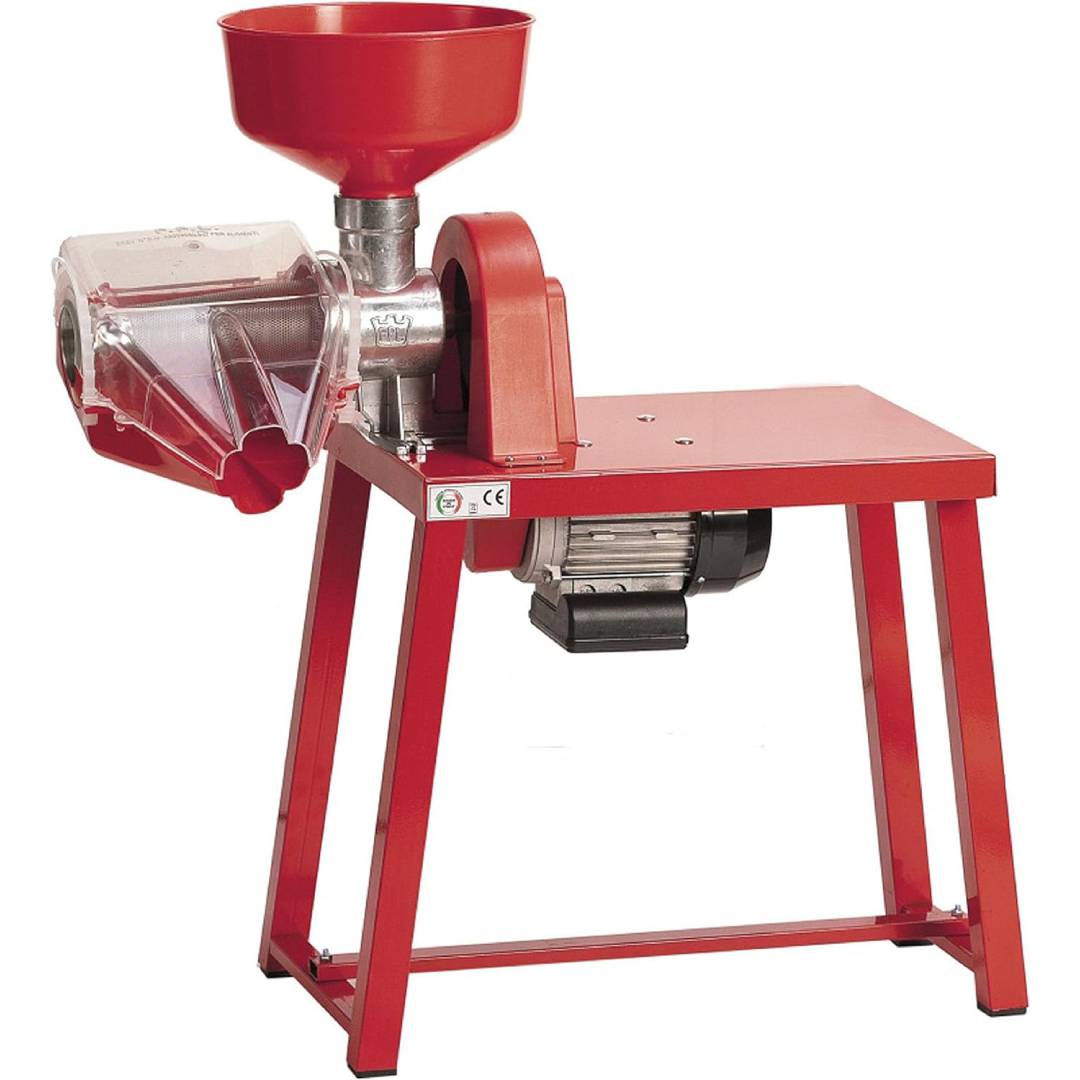 Spremipomodoro con banchetto "TS PLAST" con corpo macchina e ghiera in alluminio Hp 0,5