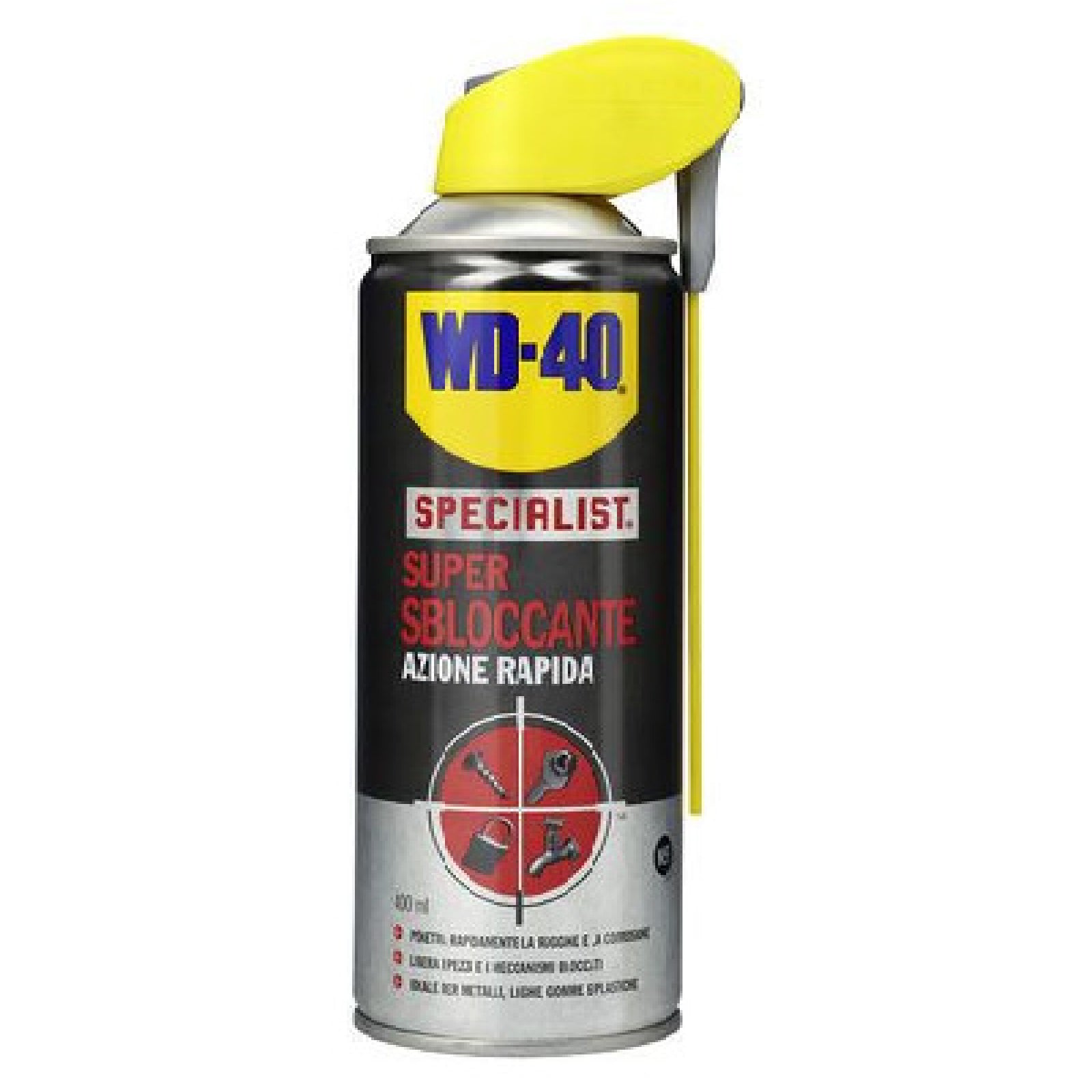 Super sbloccante spray "WD-40" ad azione rapida efficace da -20° a +90°, 400 ml